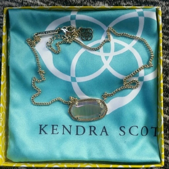 Kendra Scott Iridescent Slate Cat's Eye Dylan - Picture 2 of 7